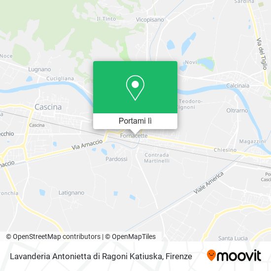 Mappa Lavanderia Antonietta di Ragoni Katiuska