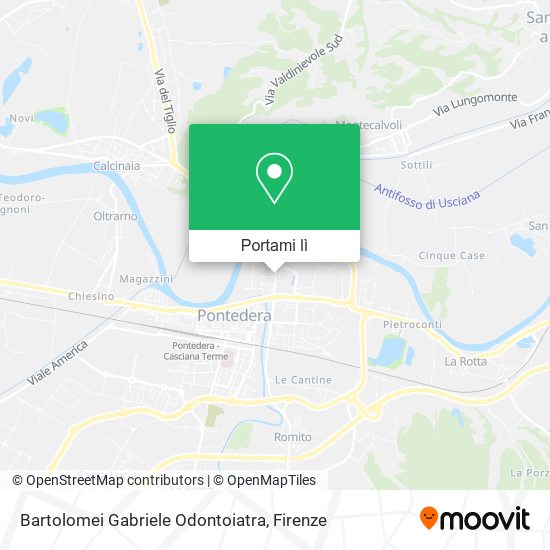 Mappa Bartolomei Gabriele Odontoiatra