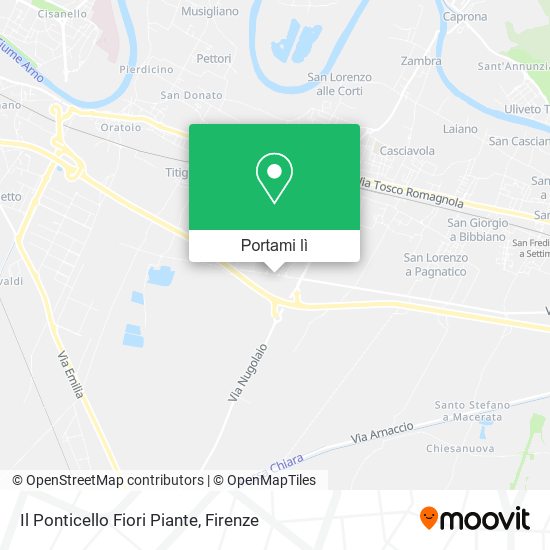 Mappa Il Ponticello Fiori Piante