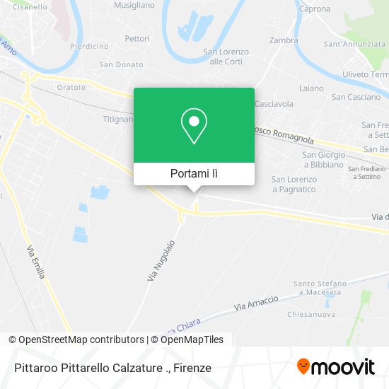 Mappa Pittaroo Pittarello Calzature .