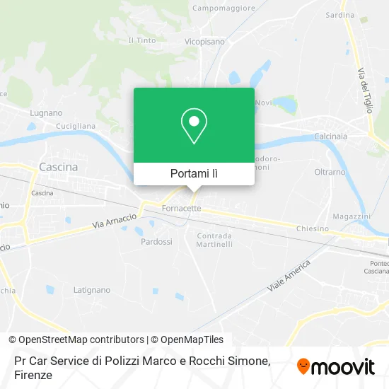 Mappa Pr Car Service di Polizzi Marco e Rocchi Simone
