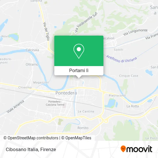 Mappa Cibosano Italia