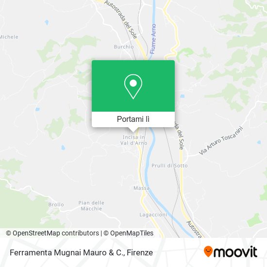 Mappa Ferramenta Mugnai Mauro & C.