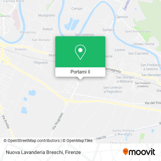 Mappa Nuova Lavanderia Breschi