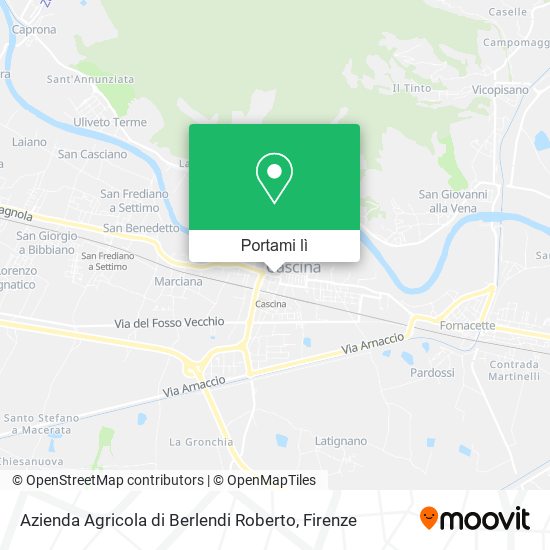 Mappa Azienda Agricola di Berlendi Roberto