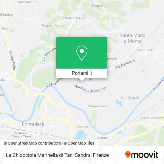 Mappa La Chiocciola Marinella di Tani Sandra
