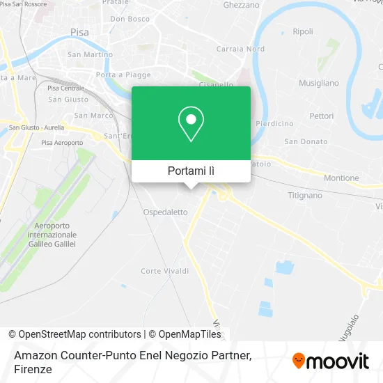 Mappa Amazon Counter-Punto Enel Negozio Partner
