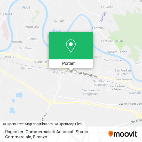 Mappa Ragionieri Commercialisti Associati Studio Commerciale