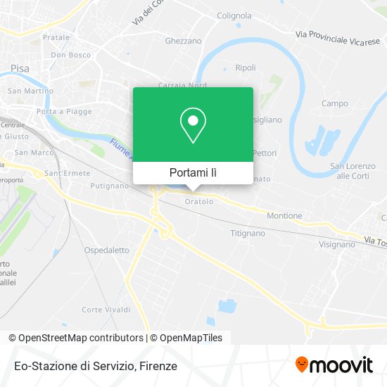 Mappa Eo-Stazione di Servizio