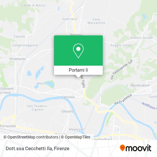 Mappa Dott.ssa Cecchetti Ila