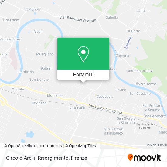 Mappa Circolo Arci il Risorgimento