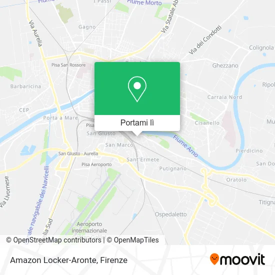 Mappa Amazon Locker-Aronte