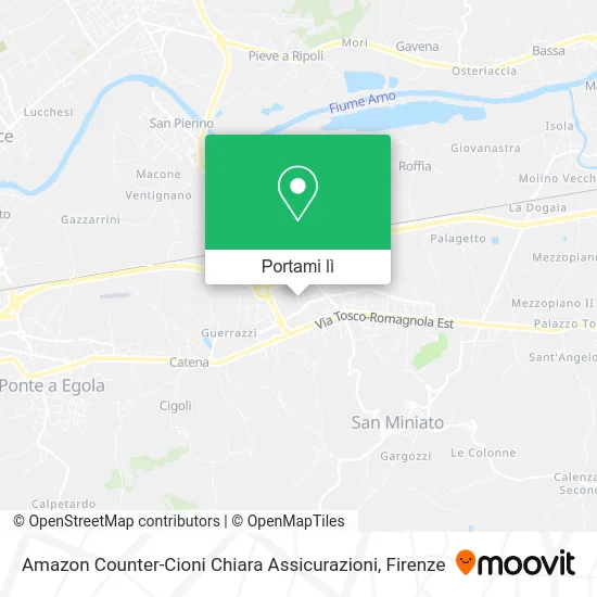 Mappa Amazon Counter-Cioni Chiara Assicurazioni