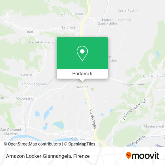 Mappa Amazon Locker-Giannangela