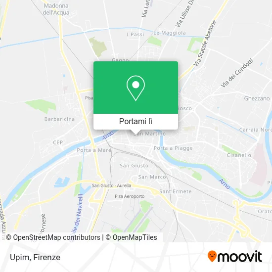 Mappa Upim