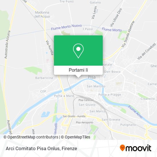 Mappa Arci Comitato Pisa Onlus
