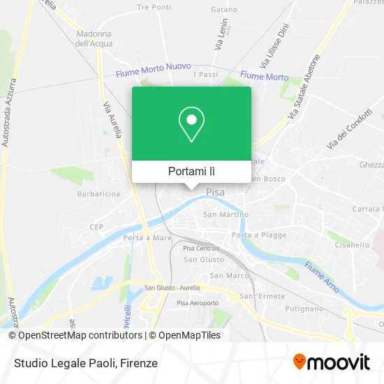 Mappa Studio Legale Paoli
