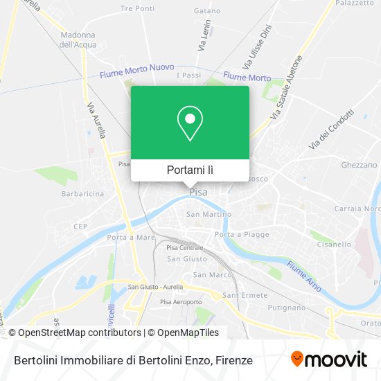 Mappa Bertolini Immobiliare di Bertolini Enzo
