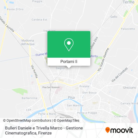 Mappa Bulleri Daniele e Trivella Marco - Gestione Cinematografica
