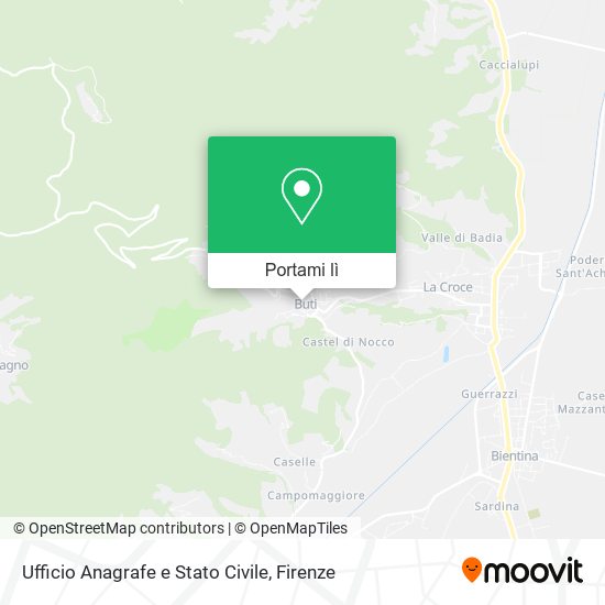 Mappa Ufficio Anagrafe e Stato Civile