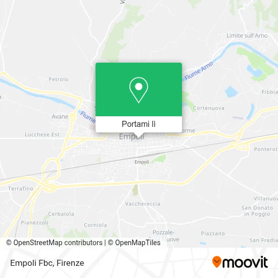 Mappa Empoli Fbc