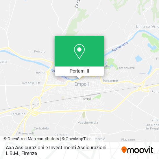 Mappa Axa Assicurazioni e Investimenti Assicurazioni L.B.M.