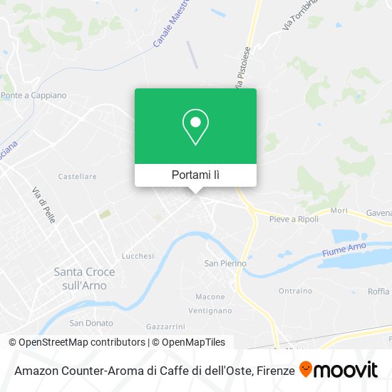 Mappa Amazon Counter-Aroma di Caffe di dell'Oste