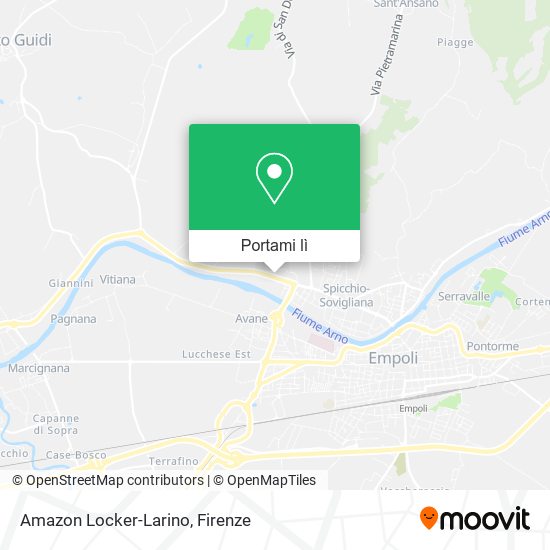 Mappa Amazon Locker-Larino