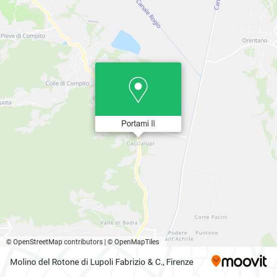 Mappa Molino del Rotone di Lupoli Fabrizio & C.