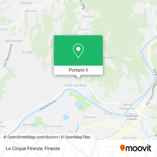 Mappa Le Cirque Firenze