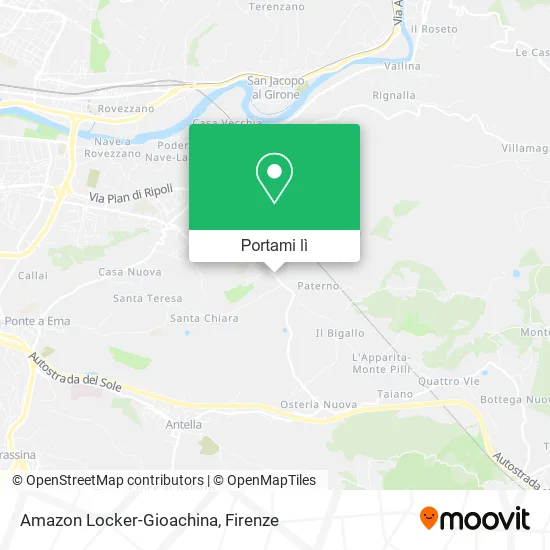 Mappa Amazon Locker-Gioachina