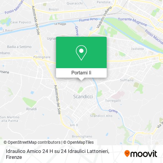 Mappa Idraulico Amico 24 H su 24 Idraulici Lattonieri