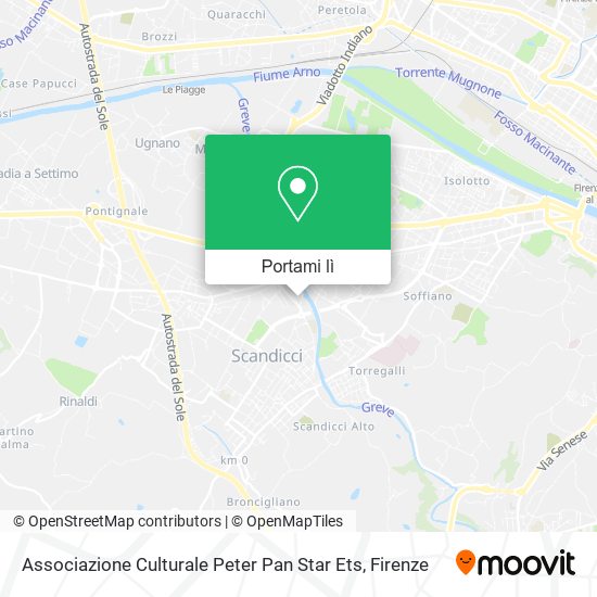 Mappa Associazione Culturale Peter Pan Star Ets