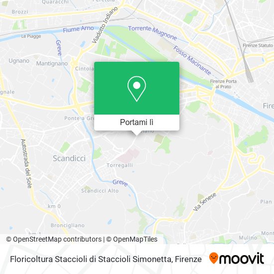 Mappa Floricoltura Staccioli di Staccioli Simonetta