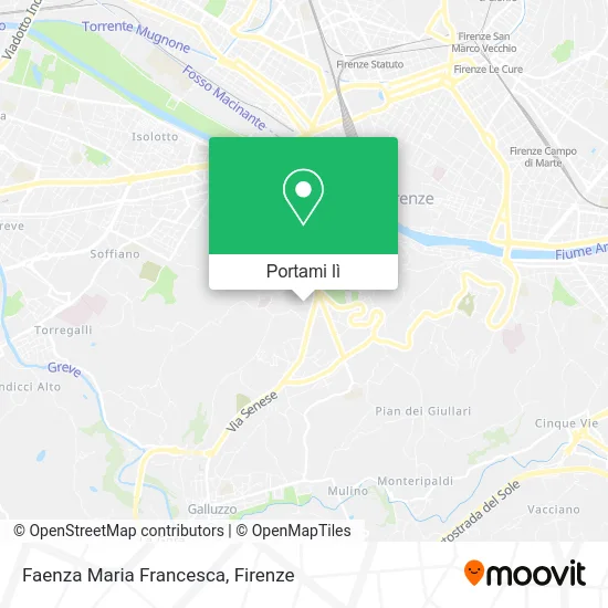 Mappa Faenza Maria Francesca