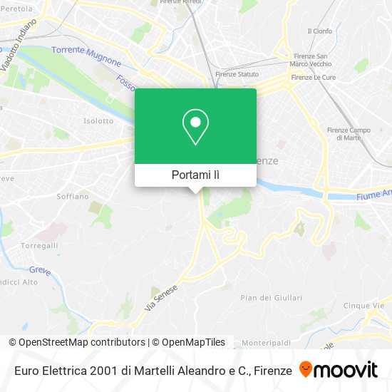 Mappa Euro Elettrica 2001 di Martelli Aleandro e C.