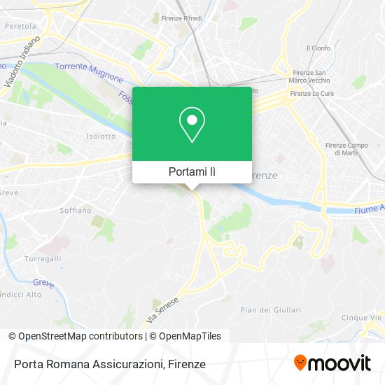 Mappa Porta Romana Assicurazioni