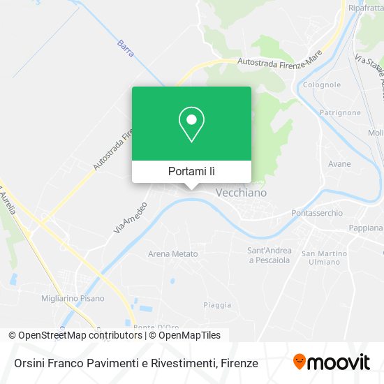 Mappa Orsini Franco Pavimenti e Rivestimenti