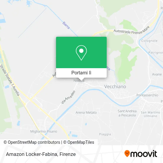 Mappa Amazon Locker-Fabina