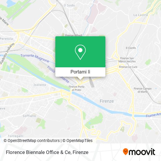 Mappa Florence Biennale Office & Ce