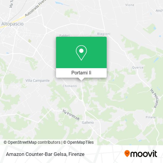 Mappa Amazon Counter-Bar Gelsa