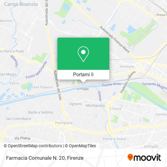 Mappa Farmacia Comunale N. 20