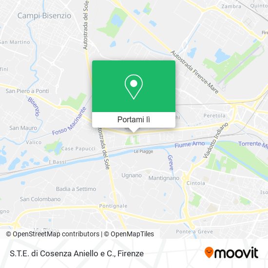 Mappa S.T.E. di Cosenza Aniello e C.