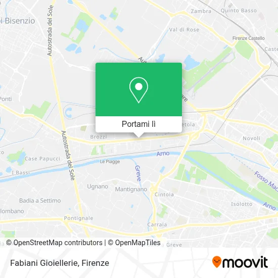 Mappa Fabiani Gioiellerie