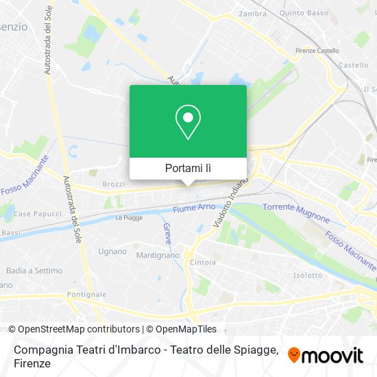Mappa Compagnia Teatri d'Imbarco - Teatro delle Spiagge