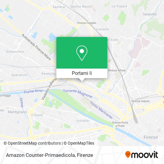 Mappa Amazon Counter-Primaedicola