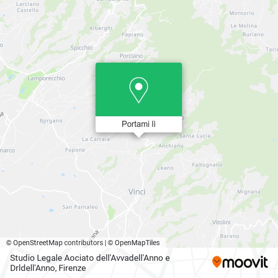 Mappa Studio Legale Aociato dell'Avvadell'Anno e Drldell'Anno