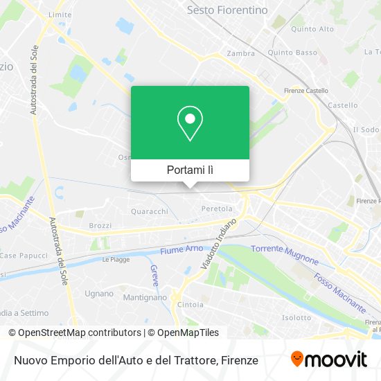 Mappa Nuovo Emporio dell'Auto e del Trattore