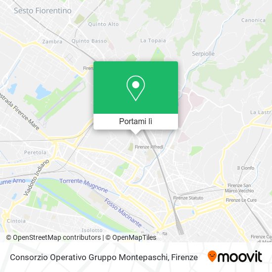 Mappa Consorzio Operativo Gruppo Montepaschi