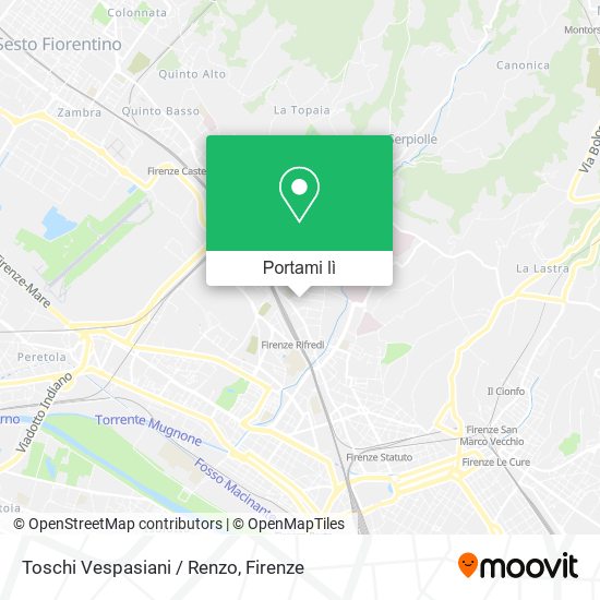 Mappa Toschi Vespasiani / Renzo